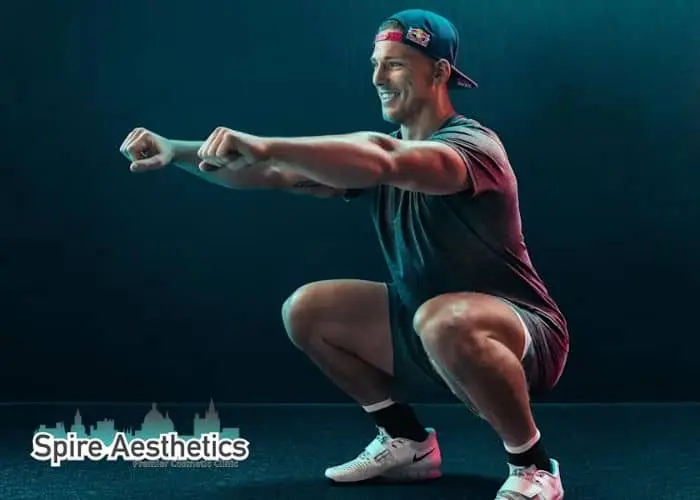 Image of man build leg muscle Ryton on Dunsmore through exercise