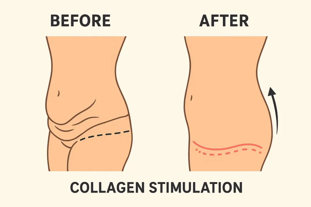 Before and after results for sagging skin after weight loss injections Ryton on Dunsmore