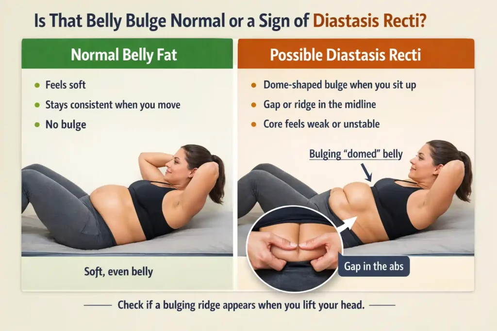 Is That Belly Bulge Normal or a Sign of Diastasis Recti Ryton on Dunsmore
