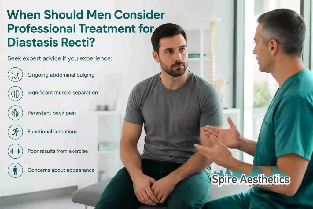 When Should Men Consider Professional Treatment for Diastasis Recti Ryton on Dunsmore?