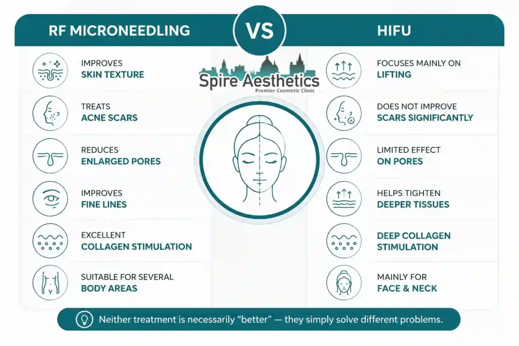 RF Microneedling vs HIFU: Which Treatment Gives Better Results Ryton on Dunsmore?